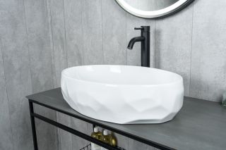 Раковина Gid 9030wx 51241 накладная белая 60x40x15